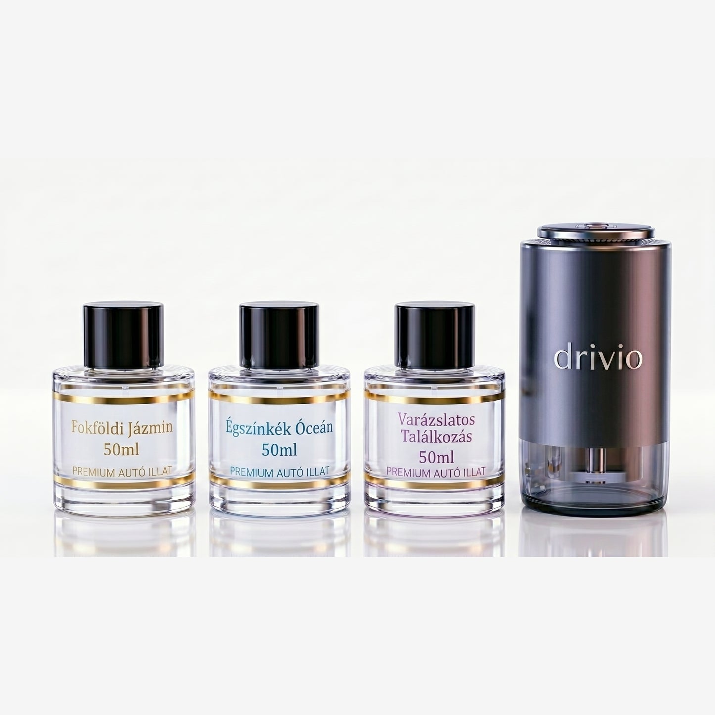 DRIVIO™ Bestseller Trió – Intelligens Diffúzor + 3 Prémium Illat 💎✨(ajánláss)
